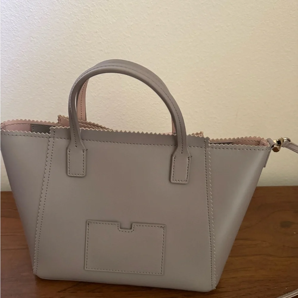 Kate Spade Gray and Pink Satchel with Structured Design - Picture 3 of 5